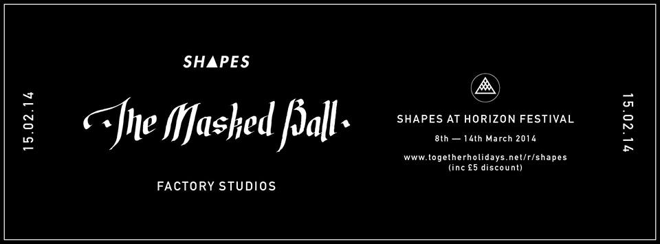Shapes masked ball