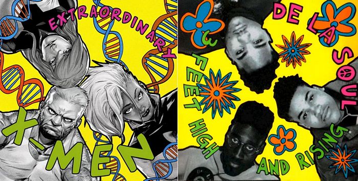 07-Extraordinary-X-Men-1-artwork-by-Sanford-Green-De-La-Soul039s-3-Feet-High-and-Rising