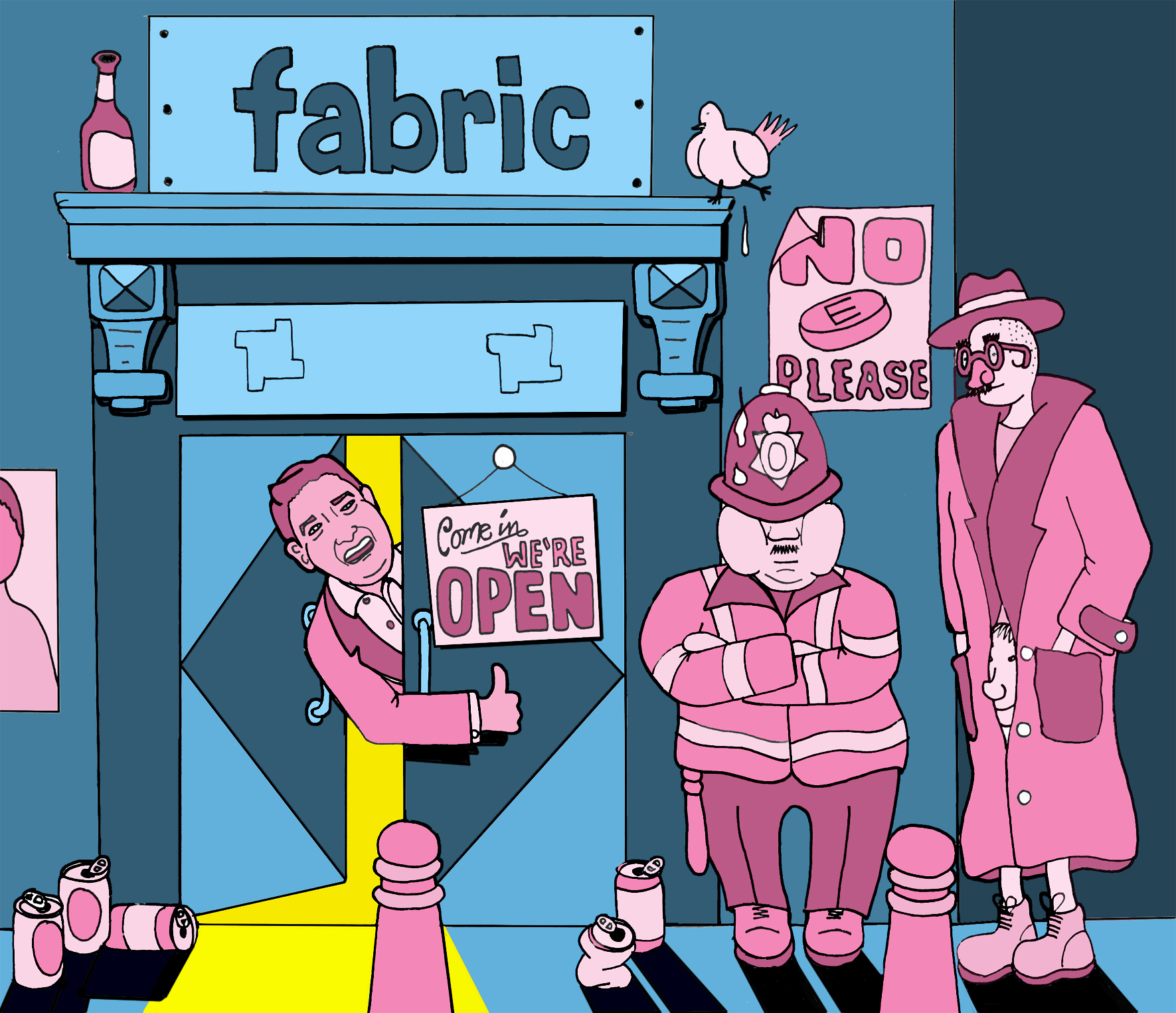 Fabric reopen shadow