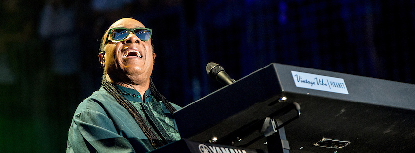 Stevie Wonder performs at BottleRock Napa Valley Music Festival at Napa Valley Expo on Friday, May 27, 2016, in Napa, Calif. (Photo by Amy Harris/Invision/AP)